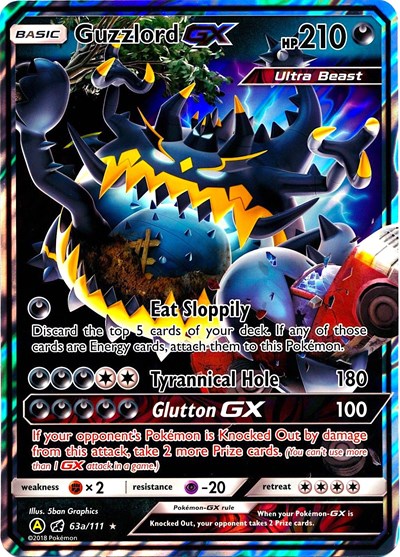 Guzzlord GX #63A Alternate Art Promos