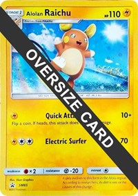 Alolan Raichu #SM65 Jumbo Cards