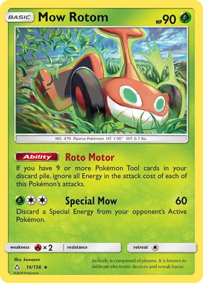 Mow Rotom #14 SM - Ultra Prism