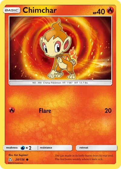 Chimchar #20 SM - Ultra Prism