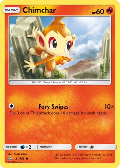 Chimchar #21 SM - Ultra Prism