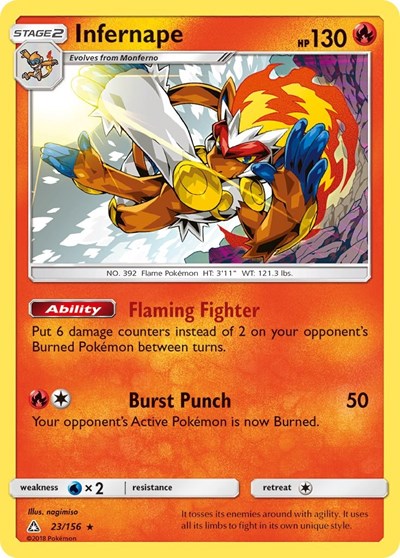 Infernape #23 SM - Ultra Prism