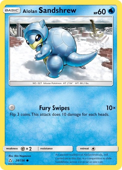 Alolan Sandshrew #28 SM - Ultra Prism