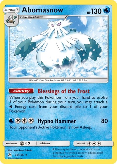 Abomasnow #38 SM - Ultra Prism