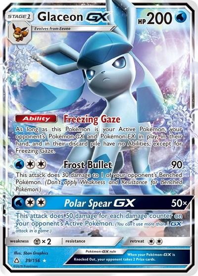Glaceon GX #39 SM - Ultra Prism
