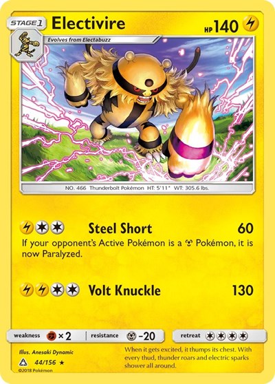 Electivire #44 SM - Ultra Prism