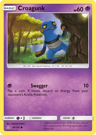 Croagunk #56 SM - Ultra Prism