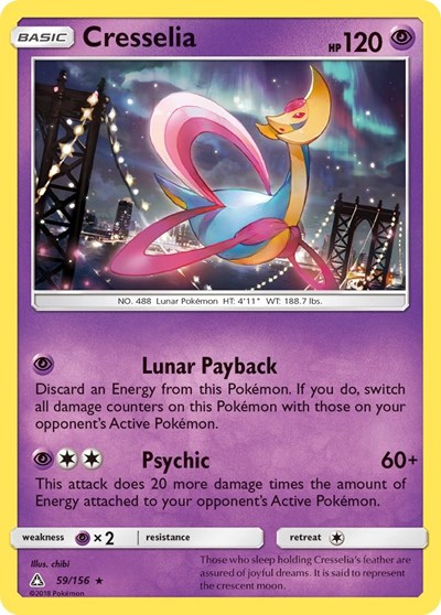 Cresselia #59 SM - Ultra Prism