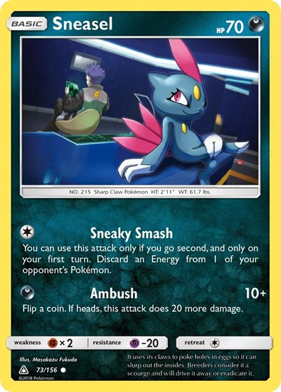 Sneasel #73 SM - Ultra Prism