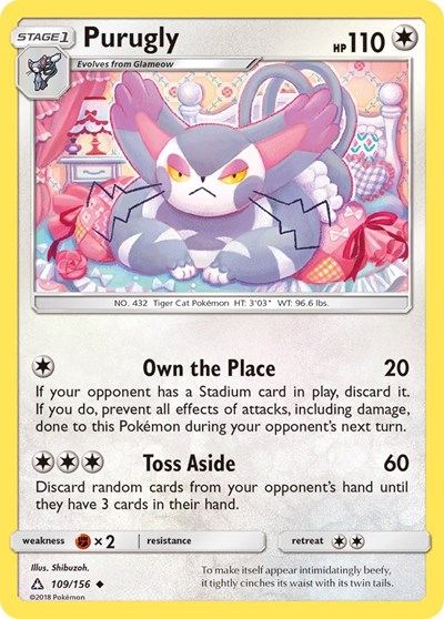 Purugly #109 SM - Ultra Prism
