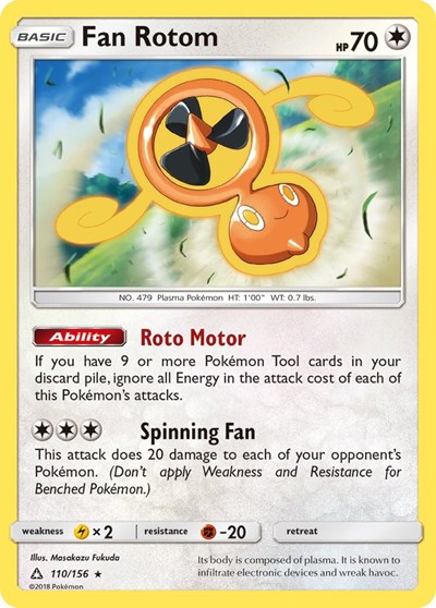 Fan Rotom #110 SM - Ultra Prism
