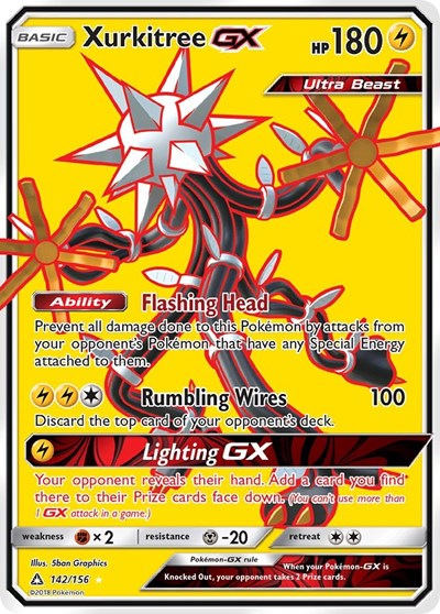 Xurkitree GX #142 SM - Ultra Prism