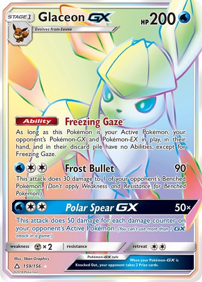 Glaceon GX #159 SM - Ultra Prism