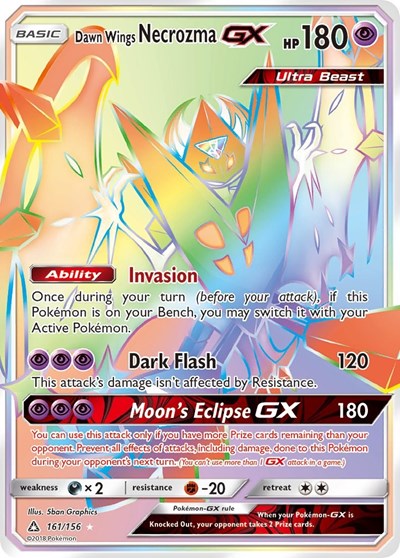 Dawn Wings Necrozma GX #161 SM - Ultra Prism