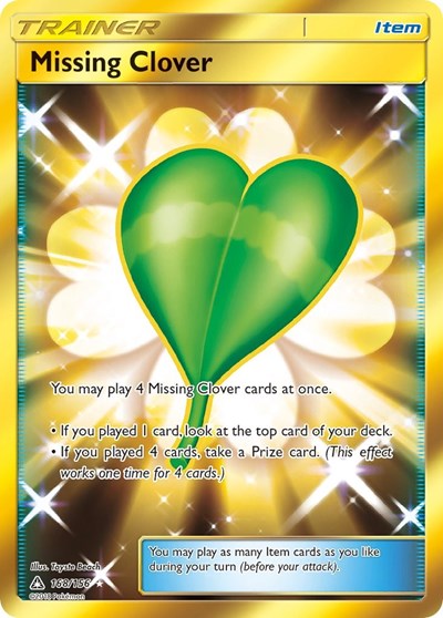 Missing Clover #168 SM - Ultra Prism
