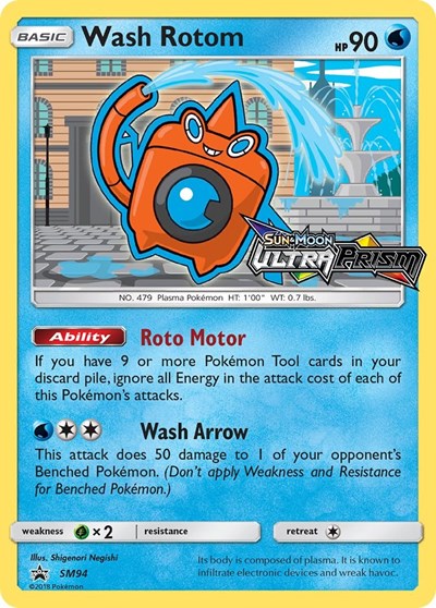 Wash Rotom - SM94 #SM94 PSA 10