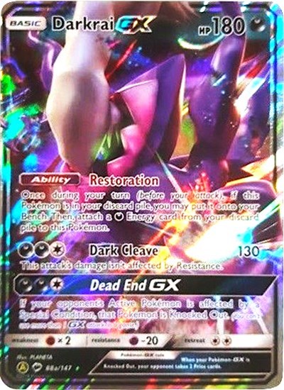 Darkrai GX #88A PSA 10