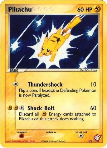Pikachu #5 Kids WB Promos