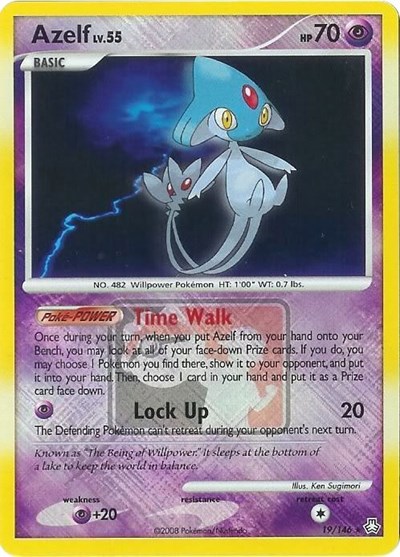 Azelf #19 League & Championship Cards
