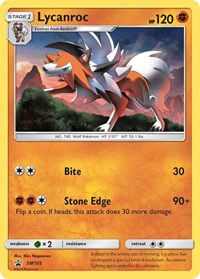 Lycanroc #SM105 SM Promos