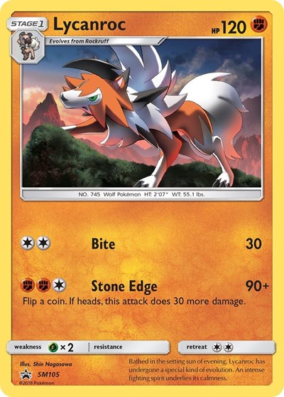 Lycanroc SM Promos #SM105