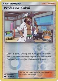 Professor Kukui (Regional Championships) [Staff] #128 League & Championship Cards