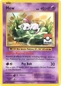 Mew (League Challenge) [1st Place] #53 League & Championship Cards