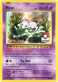 Mew (League Challenge) [3rd Place] #53 League & Championship Cards