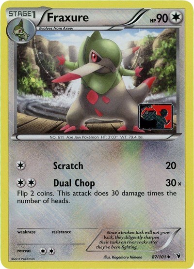 Fraxure #87 League & Championship Cards