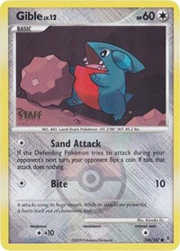 Gible (Championship Promo) [Staff] #106 League & Championship Cards