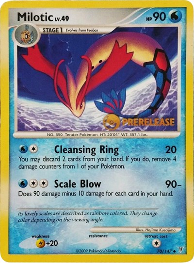 Milotic #70 Nintendo Promos