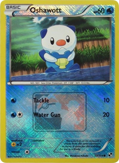 Oshawott #27 League & Championship Cards