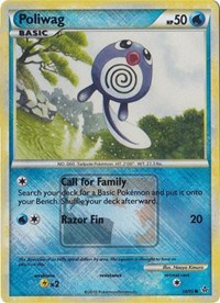 Poliwag #58 League & Championship Cards