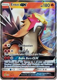 Entei GX #10A Alternate Art Promos