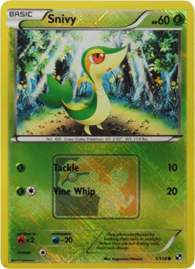 Snivy #1 League & Championship Cards