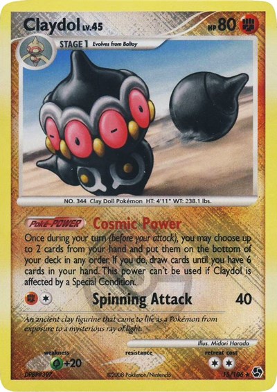 Claydol #15 League & Championship Cards