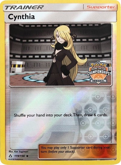 Cynthia #119 League & Championship Cards