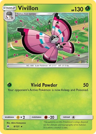 Vivillon #8 SM - Forbidden Light