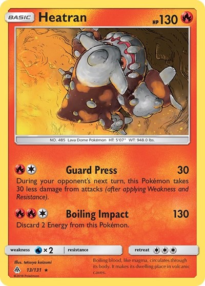 Heatran #13 SM - Forbidden Light