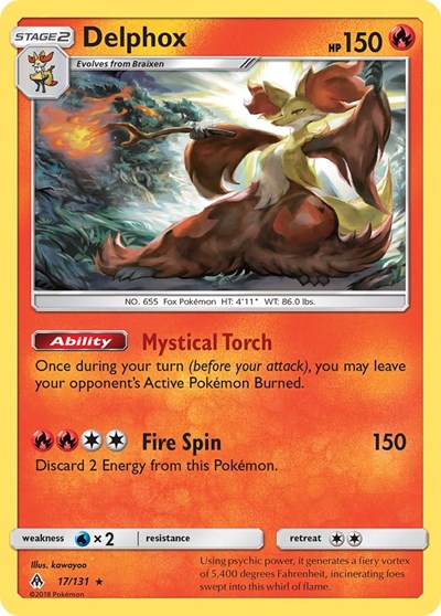 Delphox #17 SM - Forbidden Light