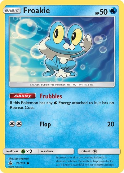 Froakie #21 SM - Forbidden Light
