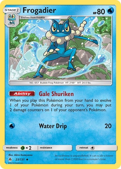 Frogadier #23 SM - Forbidden Light