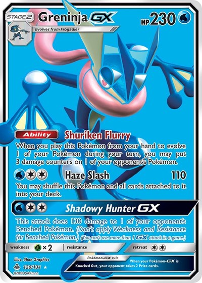 Greninja GX #120 SM - Forbidden Light