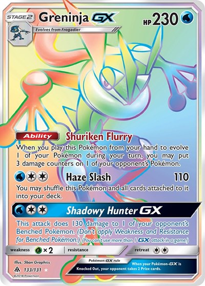 Greninja GX #133 SM - Forbidden Light