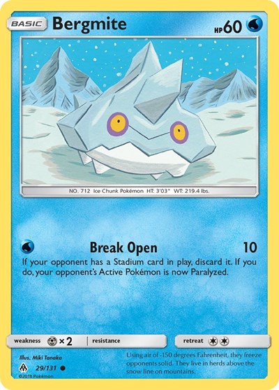 Bergmite #29 SM - Forbidden Light