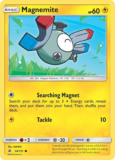 Magnemite #34 SM - Forbidden Light