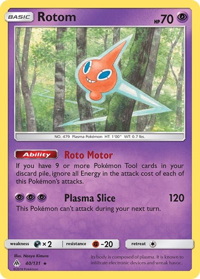 Rotom #40 SM - Forbidden Light