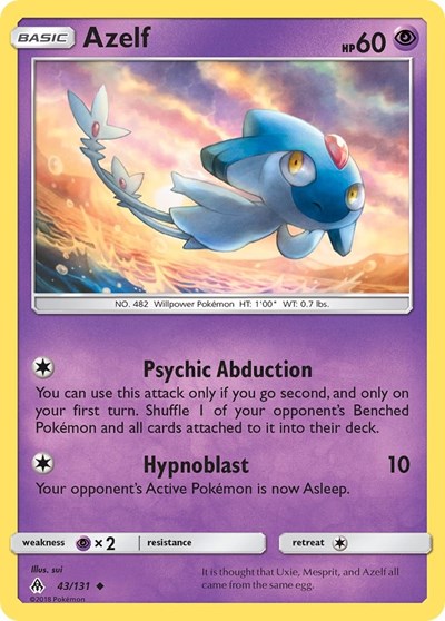 Azelf #43 SM - Forbidden Light