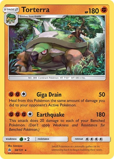 Torterra #58 SM - Forbidden Light