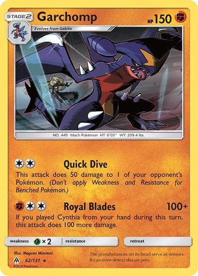 Garchomp #62 SM - Forbidden Light